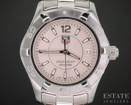 Tag Heuer Aquaracer Date WAF1412 Stainless Ladies Watch i20008
