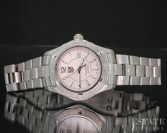 Tag Heuer Aquaracer Date WAF1412 Stainless Ladies Watch i20008