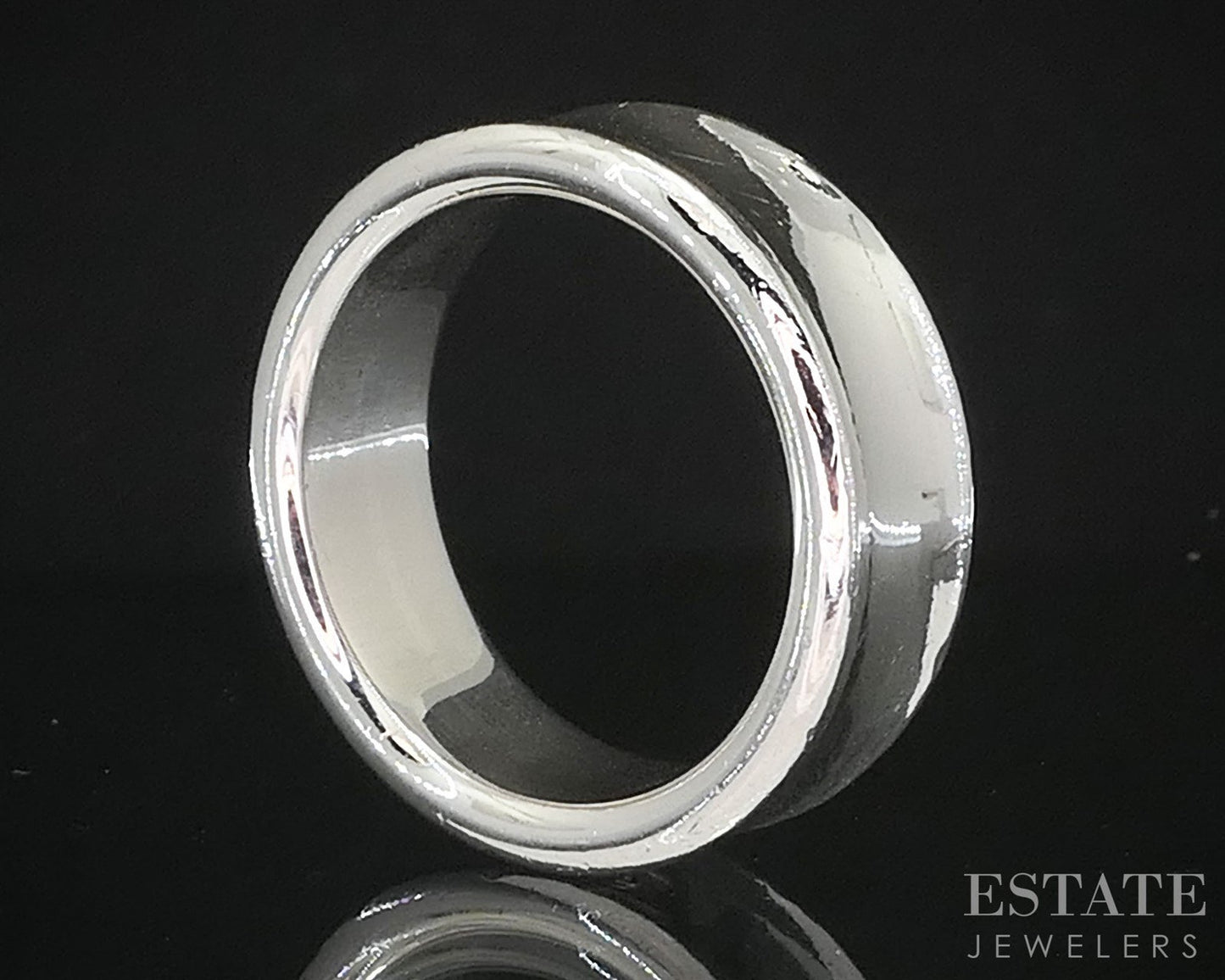 Sterling Silver Tiffany & Co. 1837 Collection 7mm Band Ring 7.4g i20019