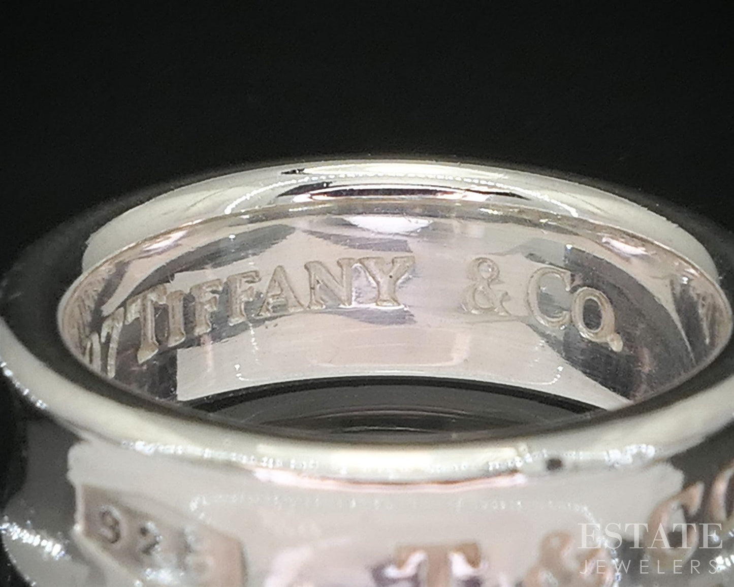 Sterling Silver Tiffany & Co. 1837 Collection 7mm Band Ring 7.4g i20019