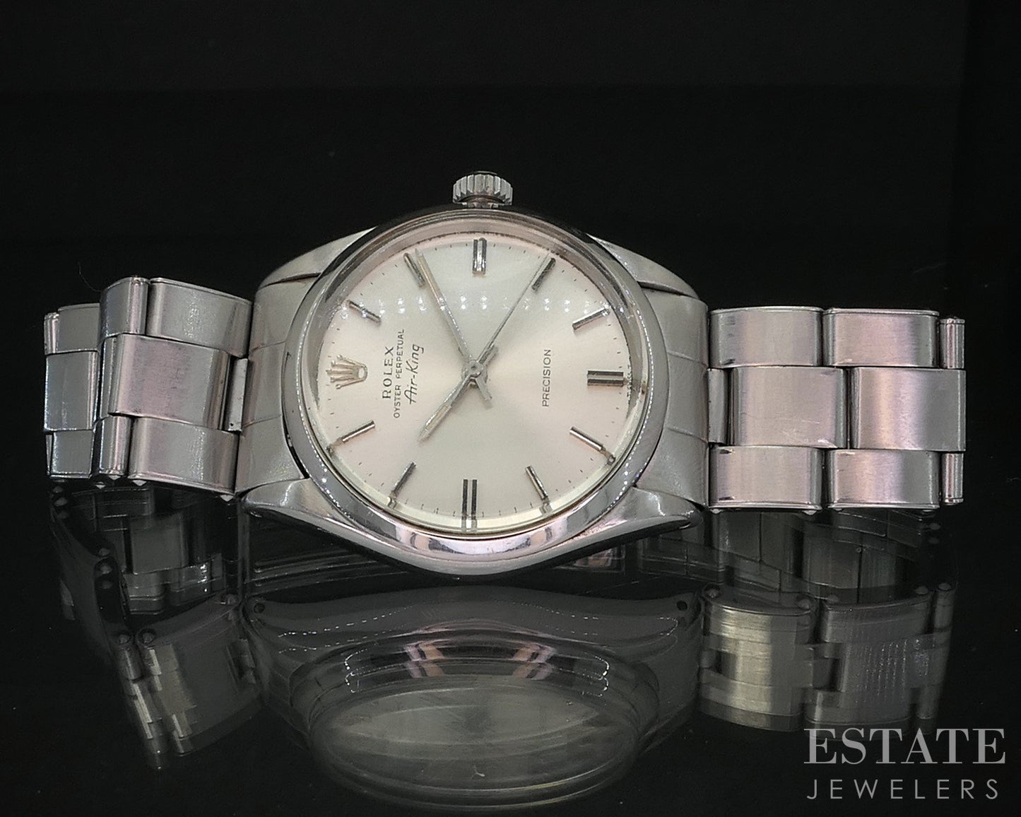 1969 Rolex Air-King 5500 Rolex Rivet Bracelet Mens Watch i20027