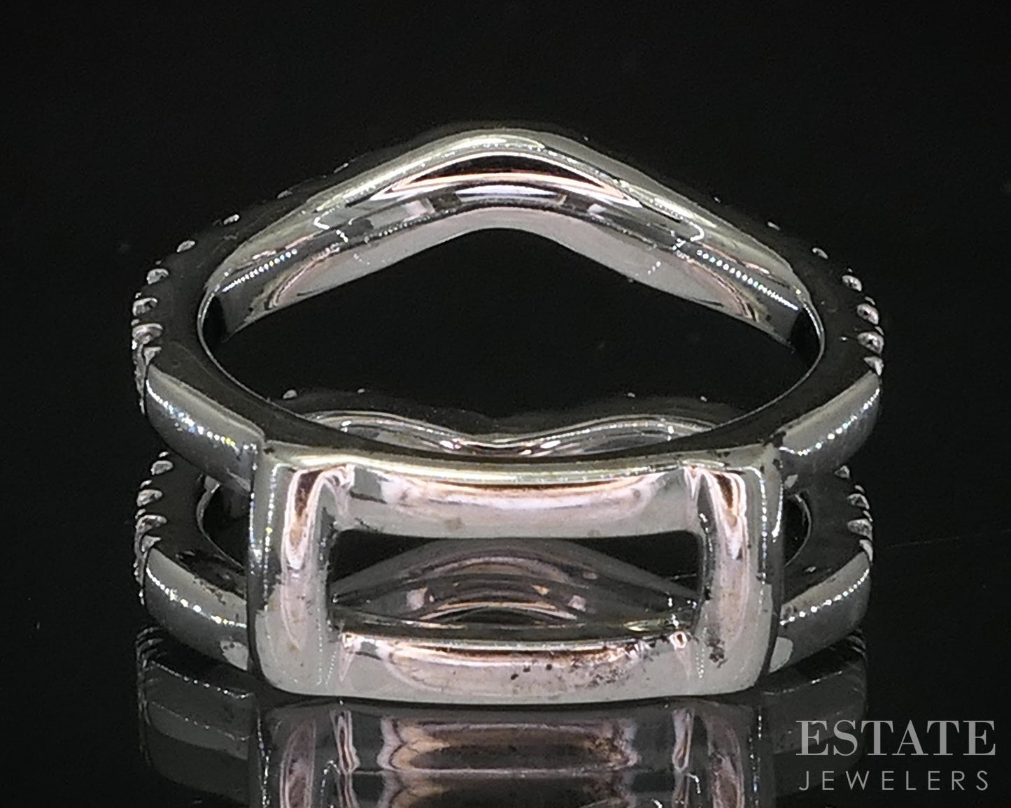 14k White Gold Tasha R. Natural 1ctw Diamond Ladies Wedding Jacket 6g i20033