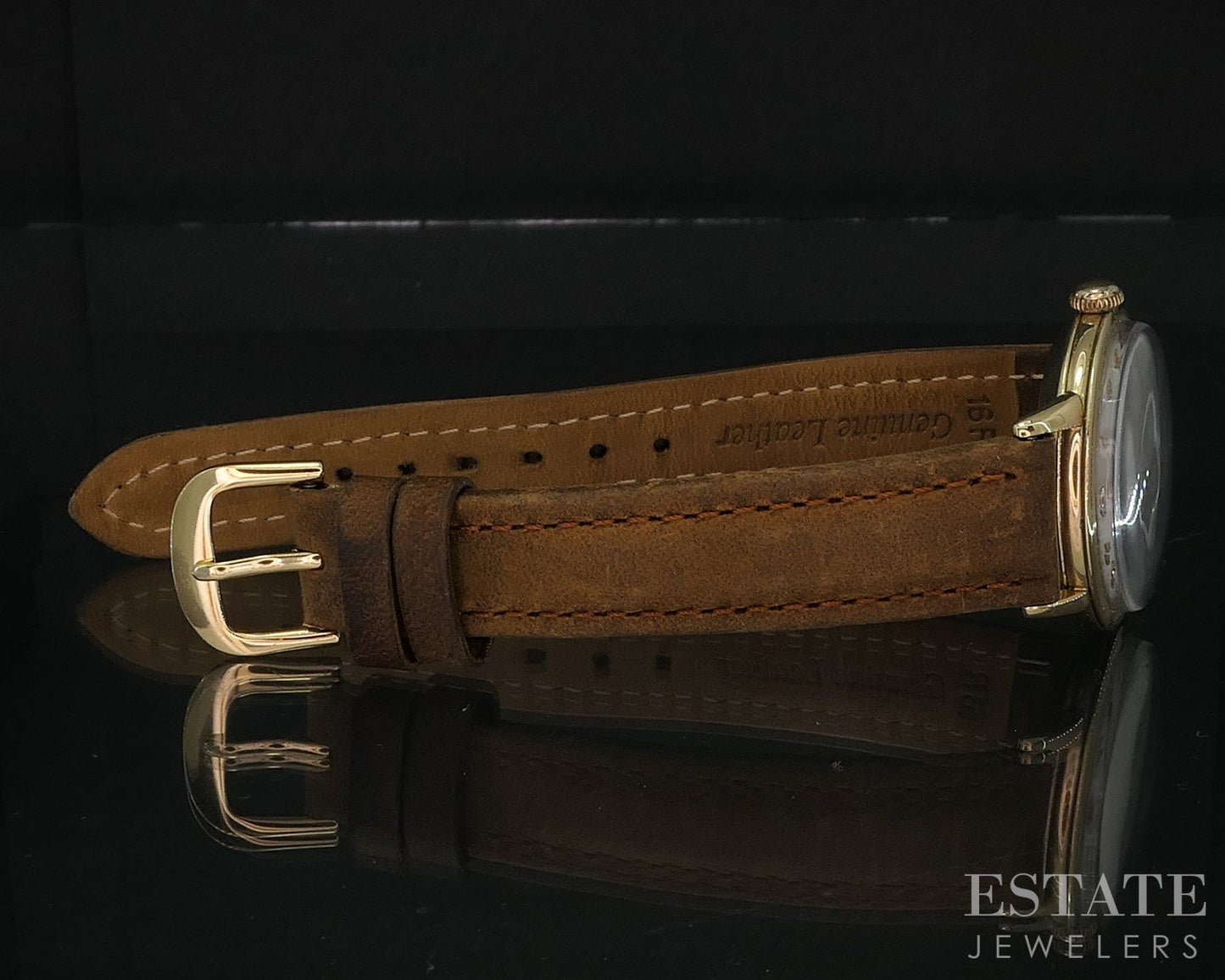 Vintage 1950 14k Yellow Gold Omega Bumper Automatic Cal. 342 Mens Watch i20041