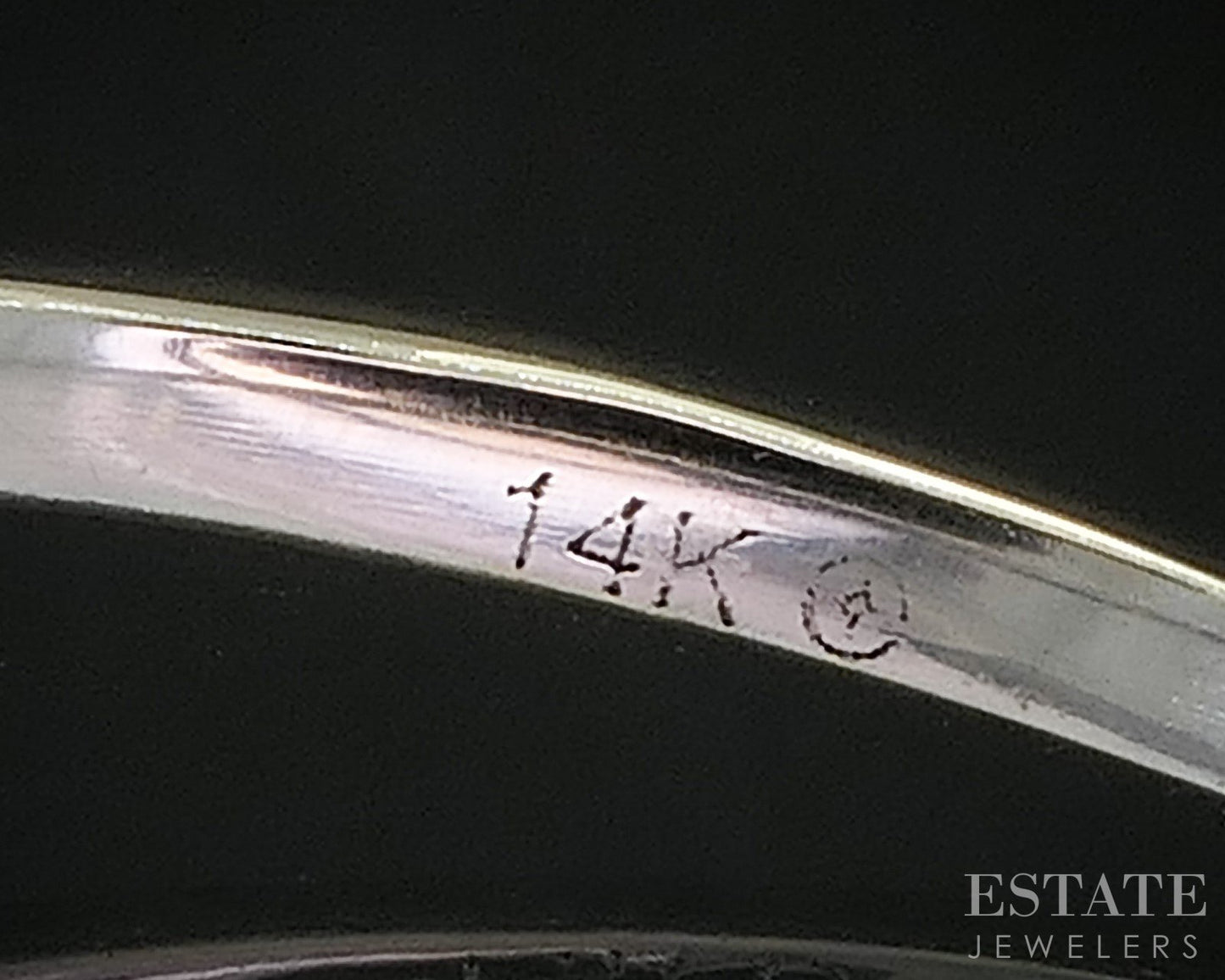 14k White Gold IGI Oval Lab Created 1.00ct Diamond Solitaire Ring 3g i20113b