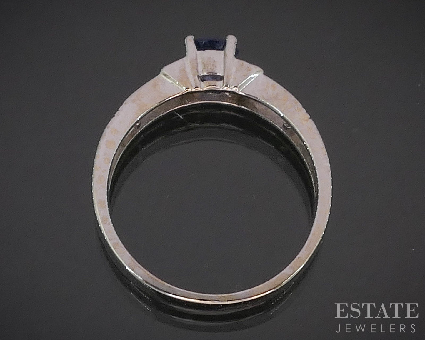 18k Vanilla Gold LeVian Natural Tanzanite & Diamond Ladies Ring 3.5g i20148