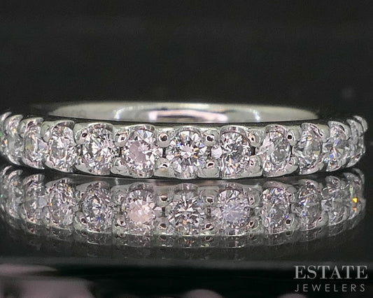 14k White Gold Natural .25ctw Diamond Gabriel & Co. Wedding Band 2.7g i20190