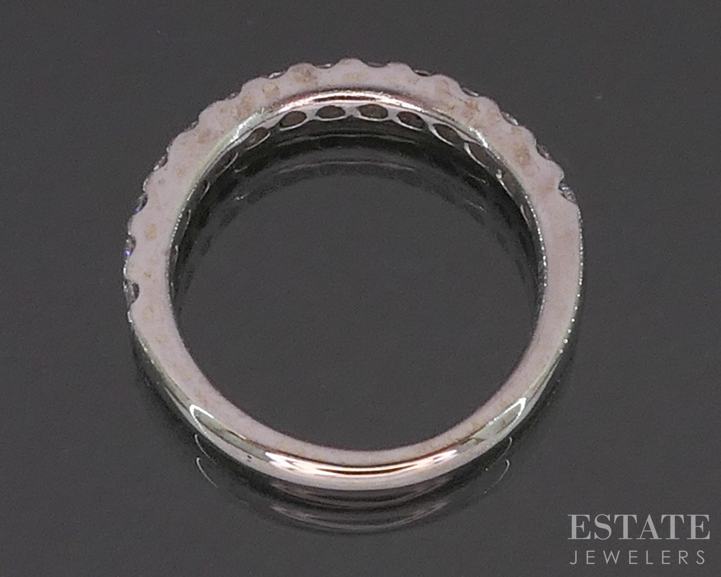 14k White Gold Natural .25ctw Diamond Gabriel & Co. Wedding Band 2.7g i20190