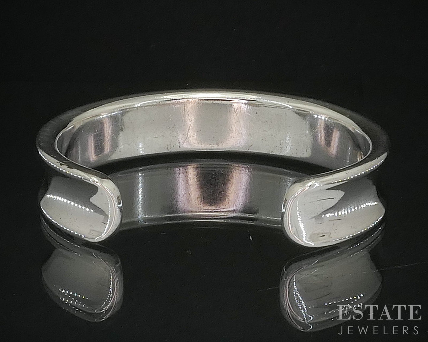 Sterling Silver Tiffany & Co. 1837 Ladies Cuff Bracelet 41.6g i20233