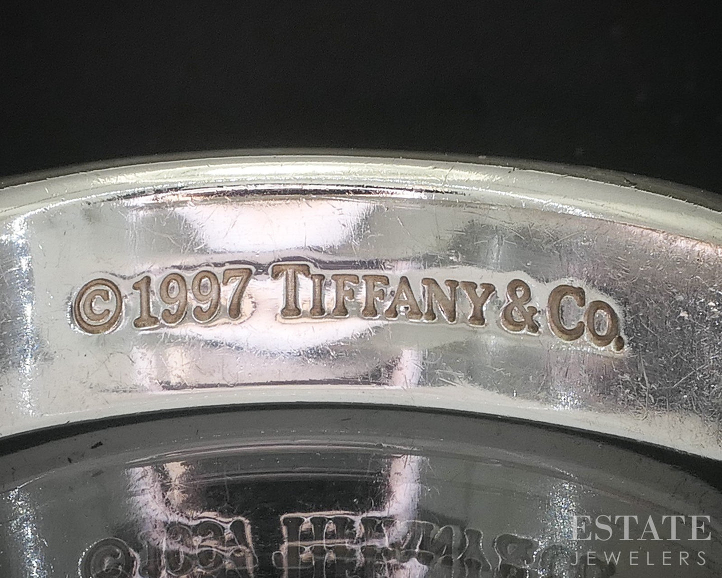 Sterling Silver Tiffany & Co. 1837 Ladies Cuff Bracelet 41.6g i20233