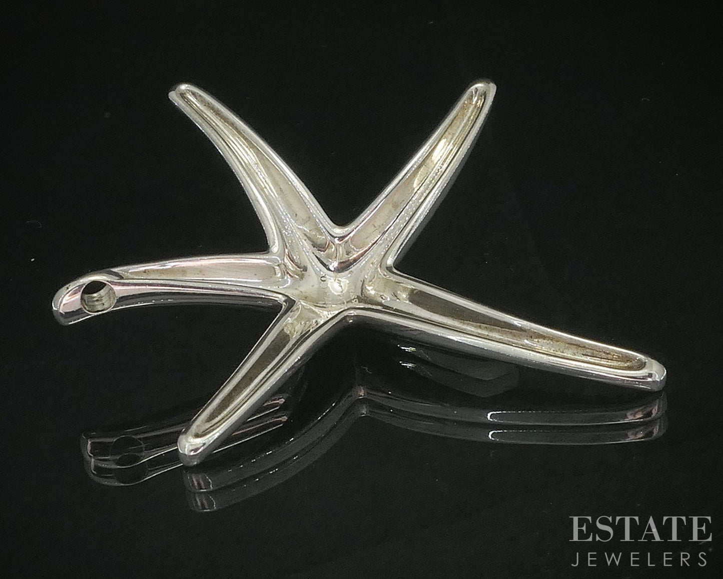 Sterling Silver Tiffany & Co. Elsa Peretti Large Starfish Pendant 11g i20249