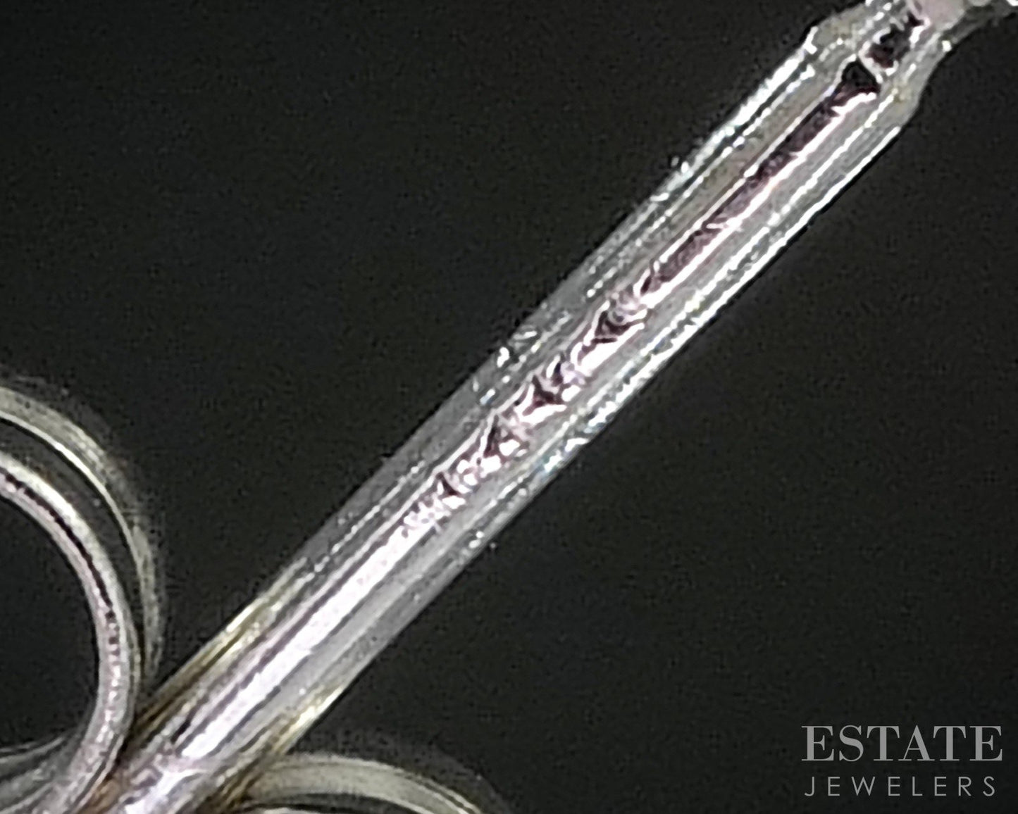 14k White Gold Round Natural .36ctw Diamond Martini Stud Earrings i20239