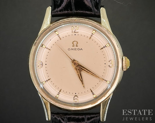 Vintage 1956 Omega Gold Filled Manual Wind Ref. 6277 Cal. 284 Mens Watch i20265