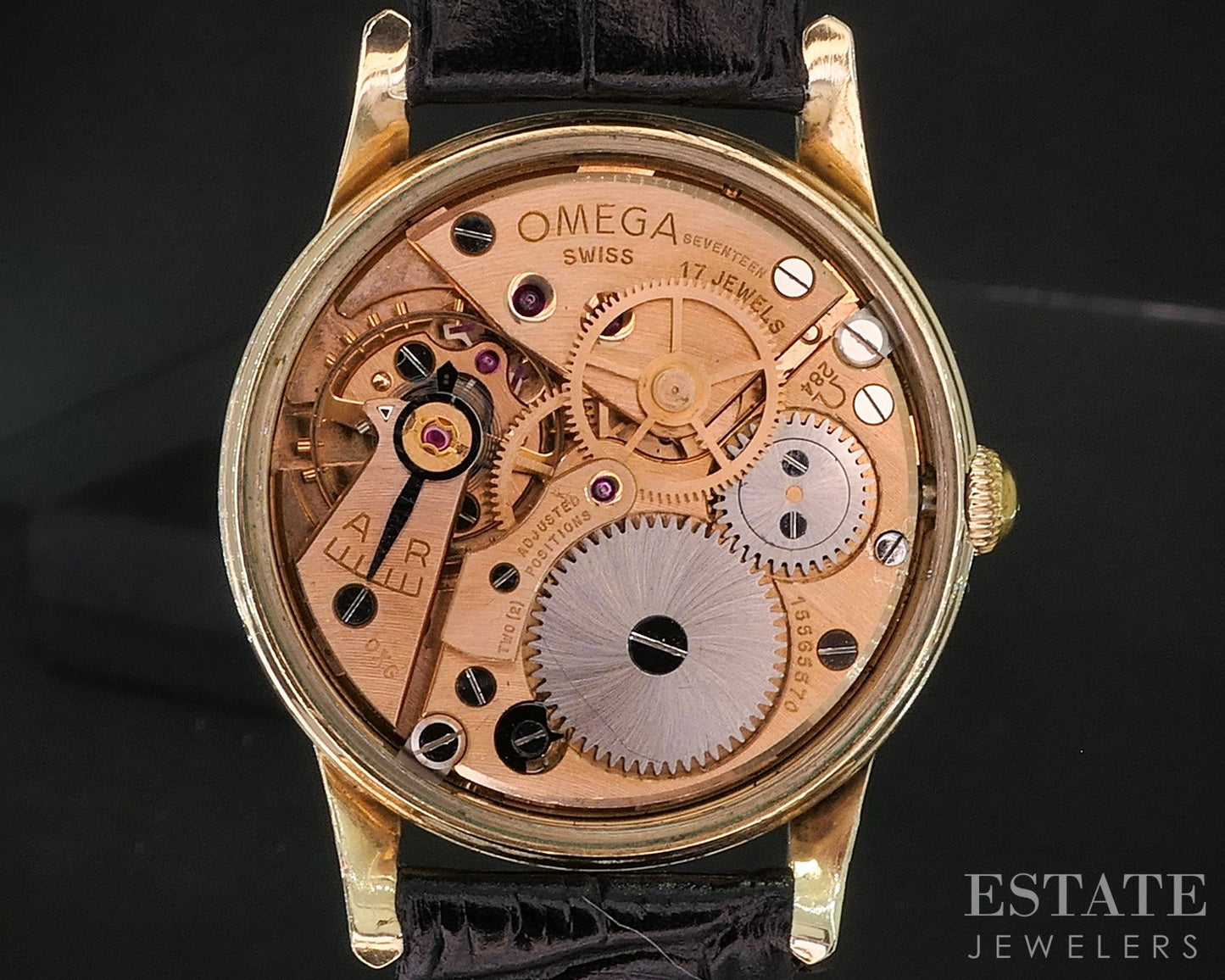 Vintage 1956 Omega Gold Filled Manual Wind Ref. 6277 Cal. 284 Mens Watch i20265
