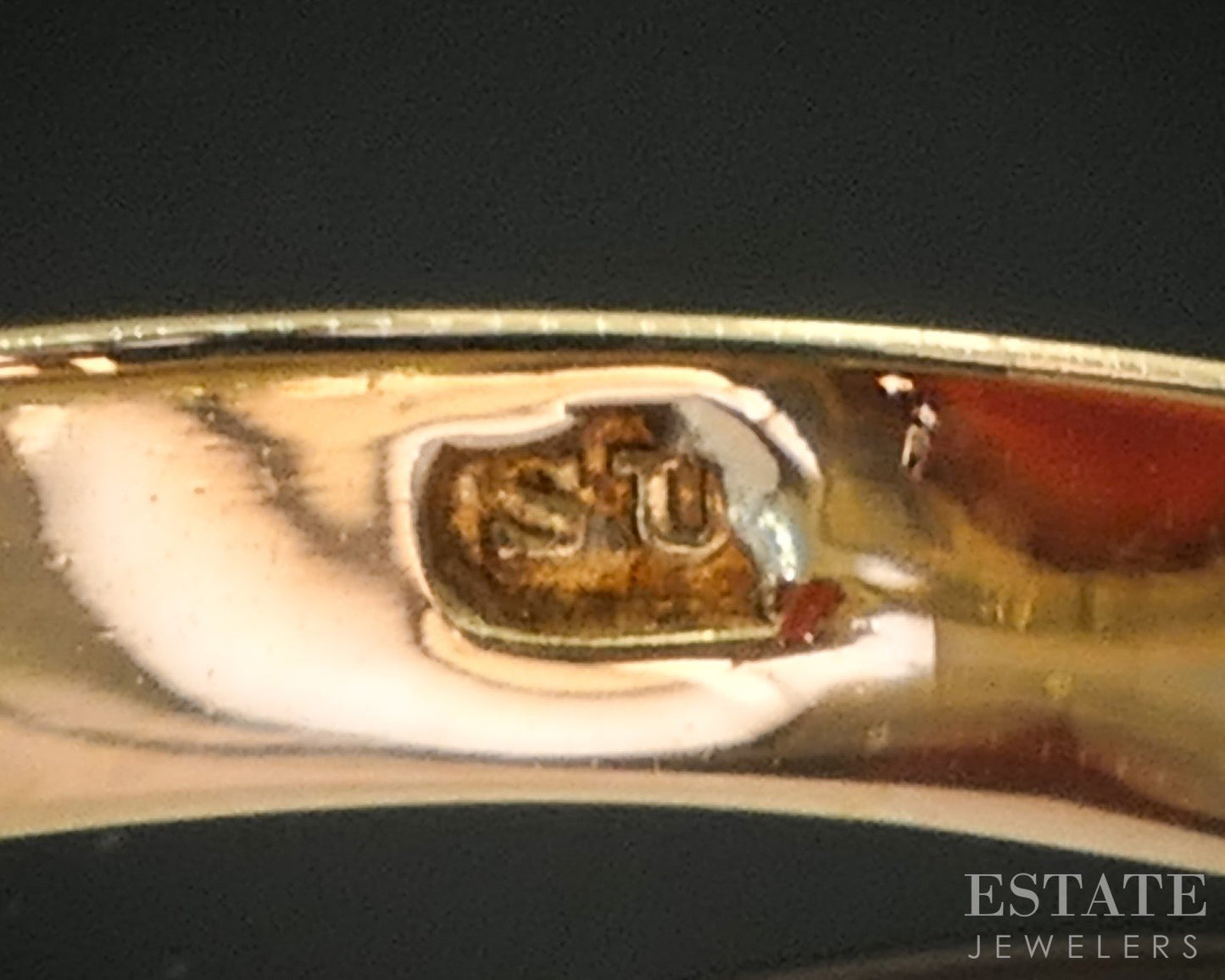 Antique Victorian 18k Yellow Gold Natural Carnelian Belcher Ring 6.3g i20270