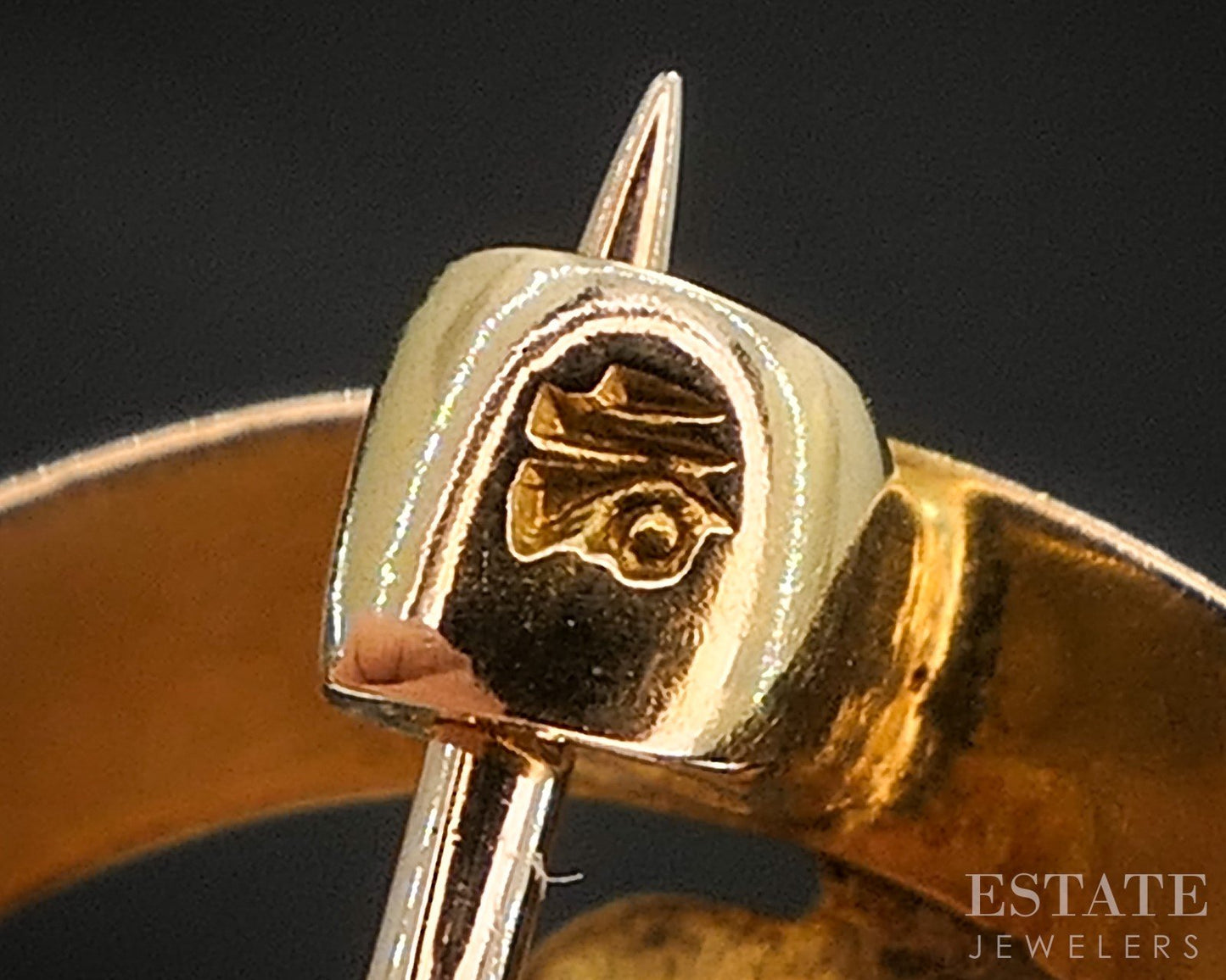 Antique Art Nouveau 14k Yellow Gold Flower Seed Pearl Pin Brooch 2g i20268