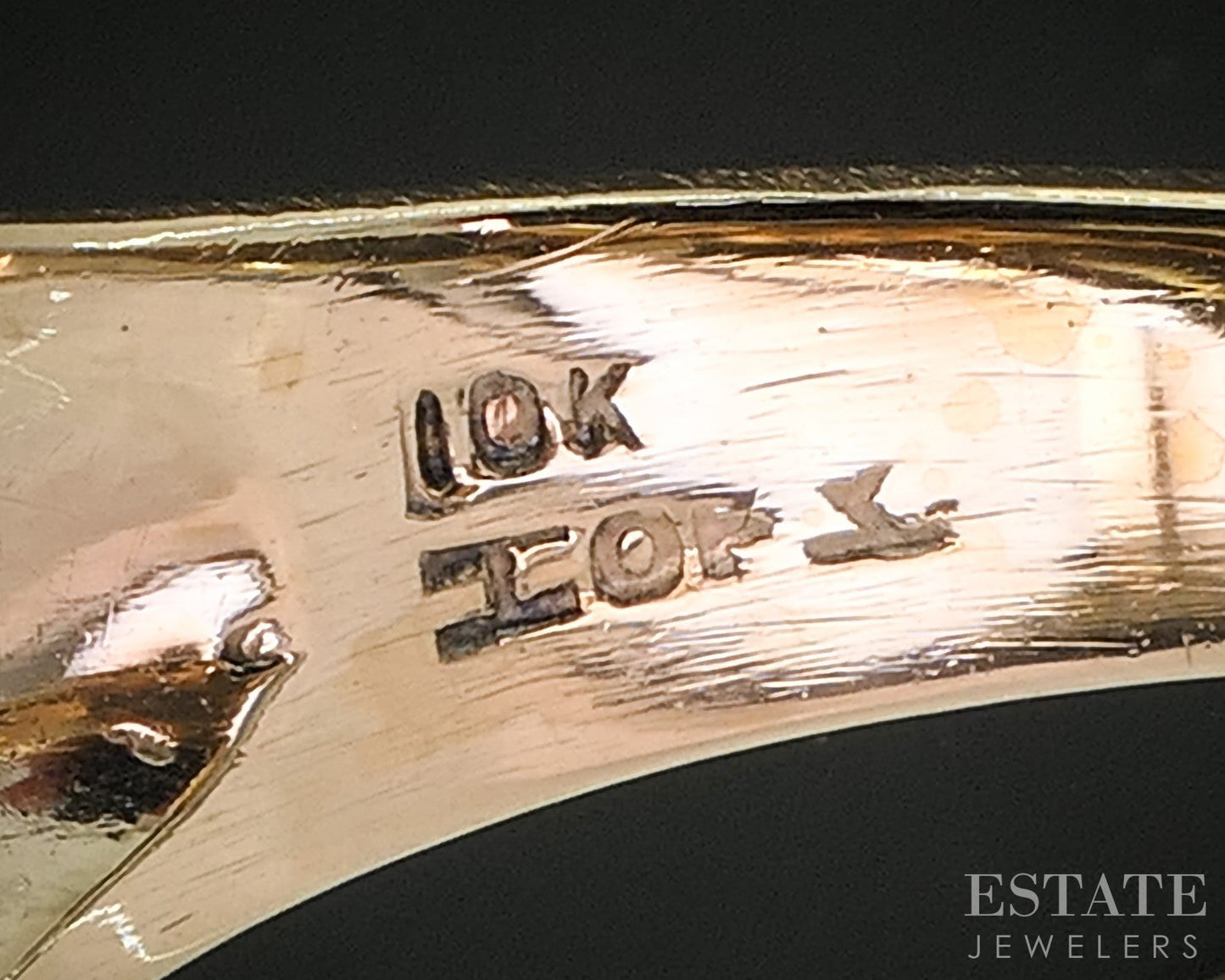 Vintage 10k Yellow Gold Oval Natural Lapis Mens Ring 6.3g i20282