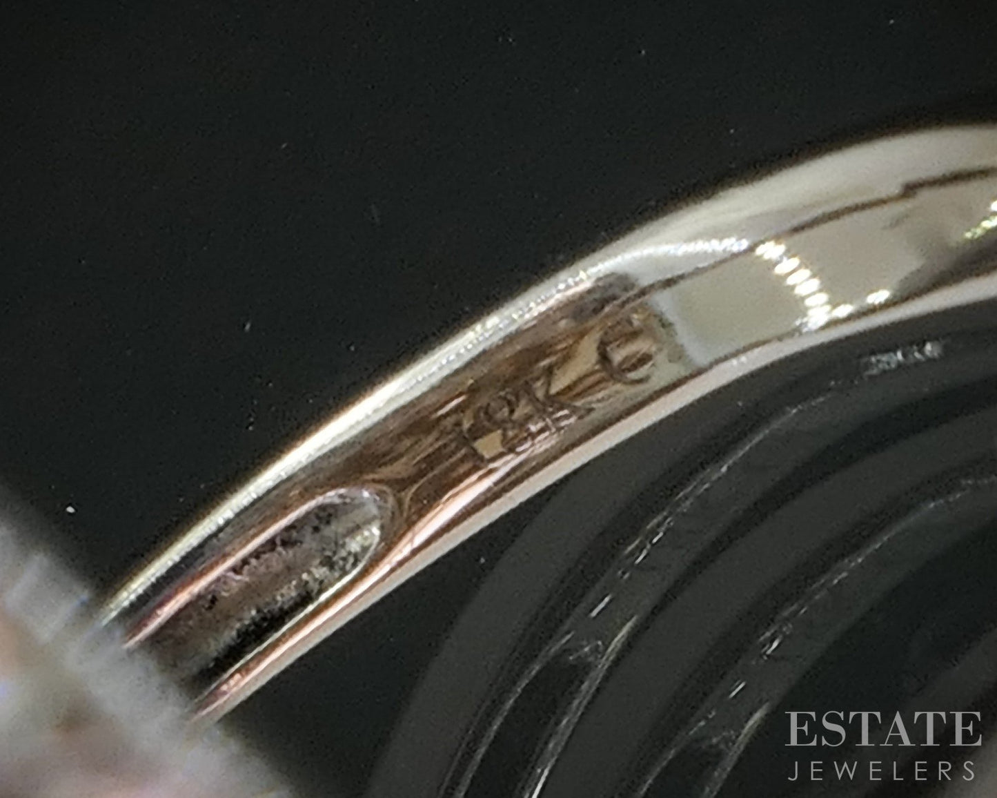 18k Rose & White Gold Natural 1ctw Diamond Cluster Cocktail Ring 5.7g i20316