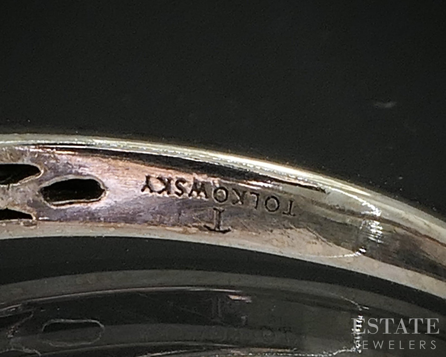 14k White Gold Tolkowsky Natural 1.28ctw Diamond Engagement Ring 3.9g i20300