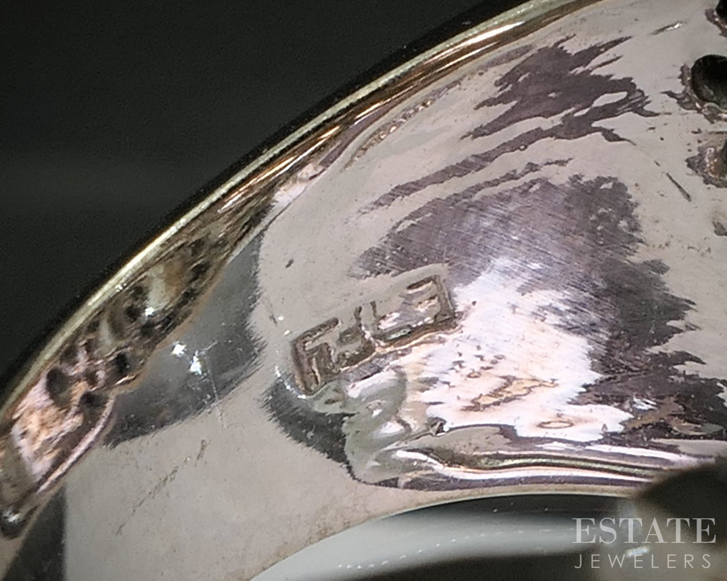 14k White Gold EFFY Natural .37ctw Diamond Open Swirl Band Ring 11.7g i20309