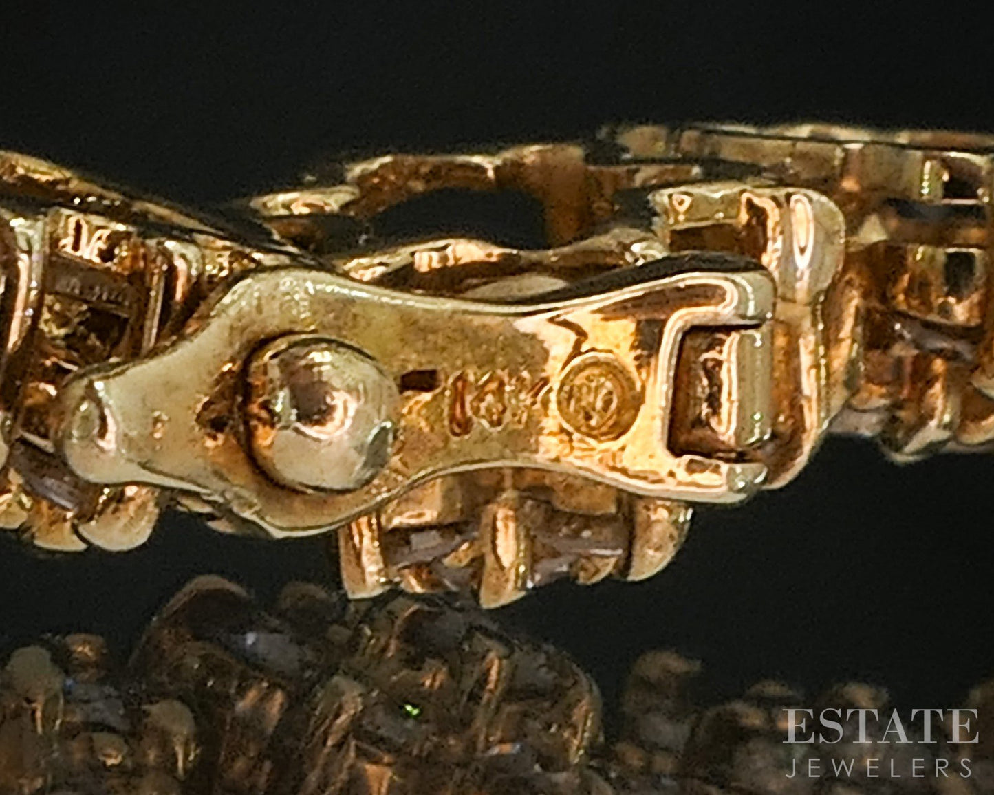 14k Yellow Gold Natural 5ctw Diamond Cluster Tennis Bracelet 25g 7.25"L i20339