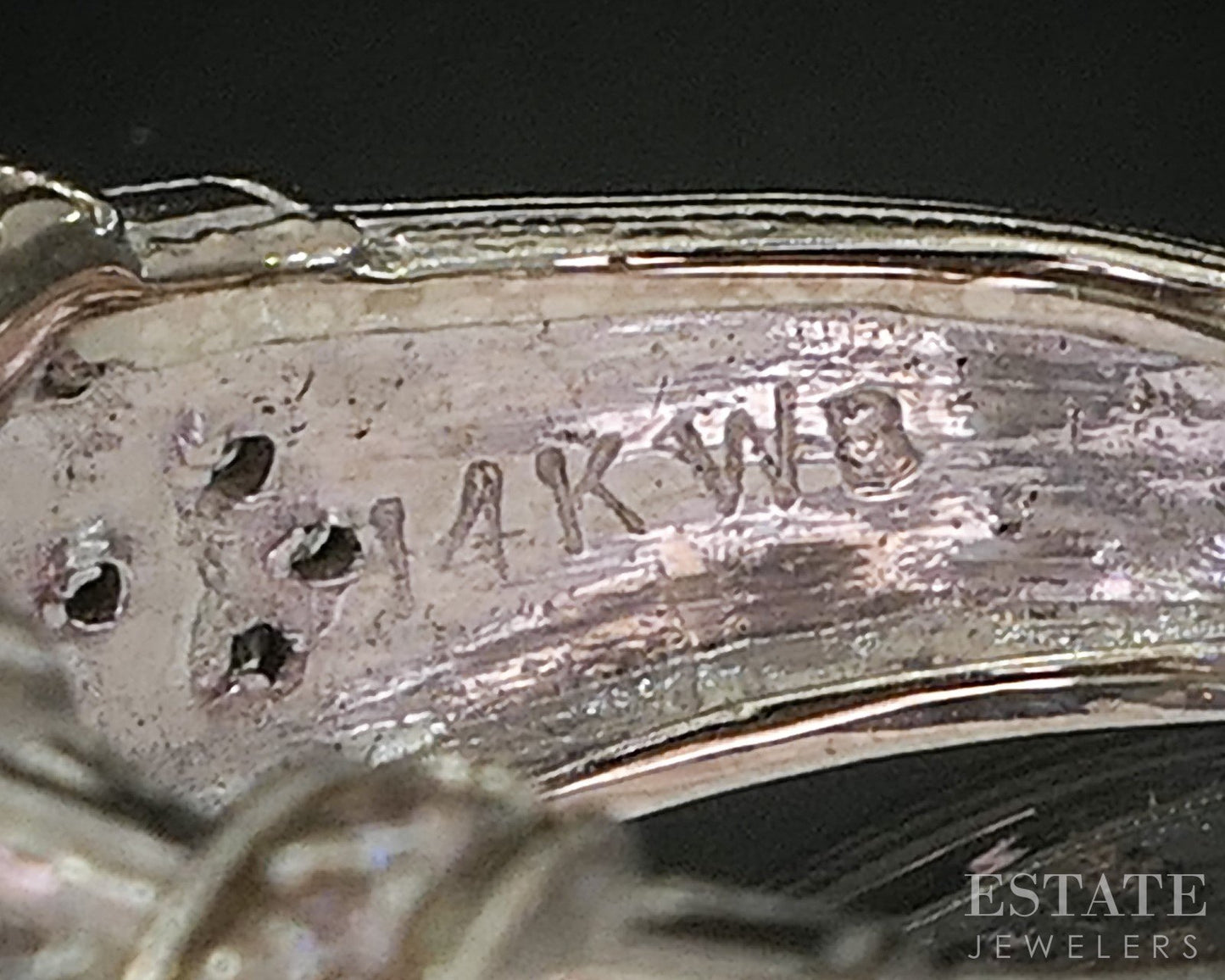 14k White Gold 10ct Oval Natural Kunzite & Diamond Ladies Ring 10.4g i20330