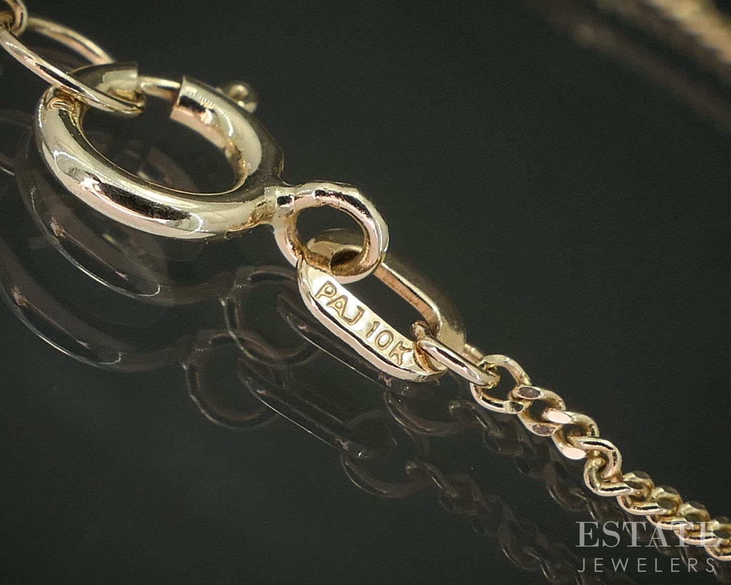 10k Yellow Gold Cultured Pearl Curb Link Ladies Bracelet 1.2g 7.25"L i20350b