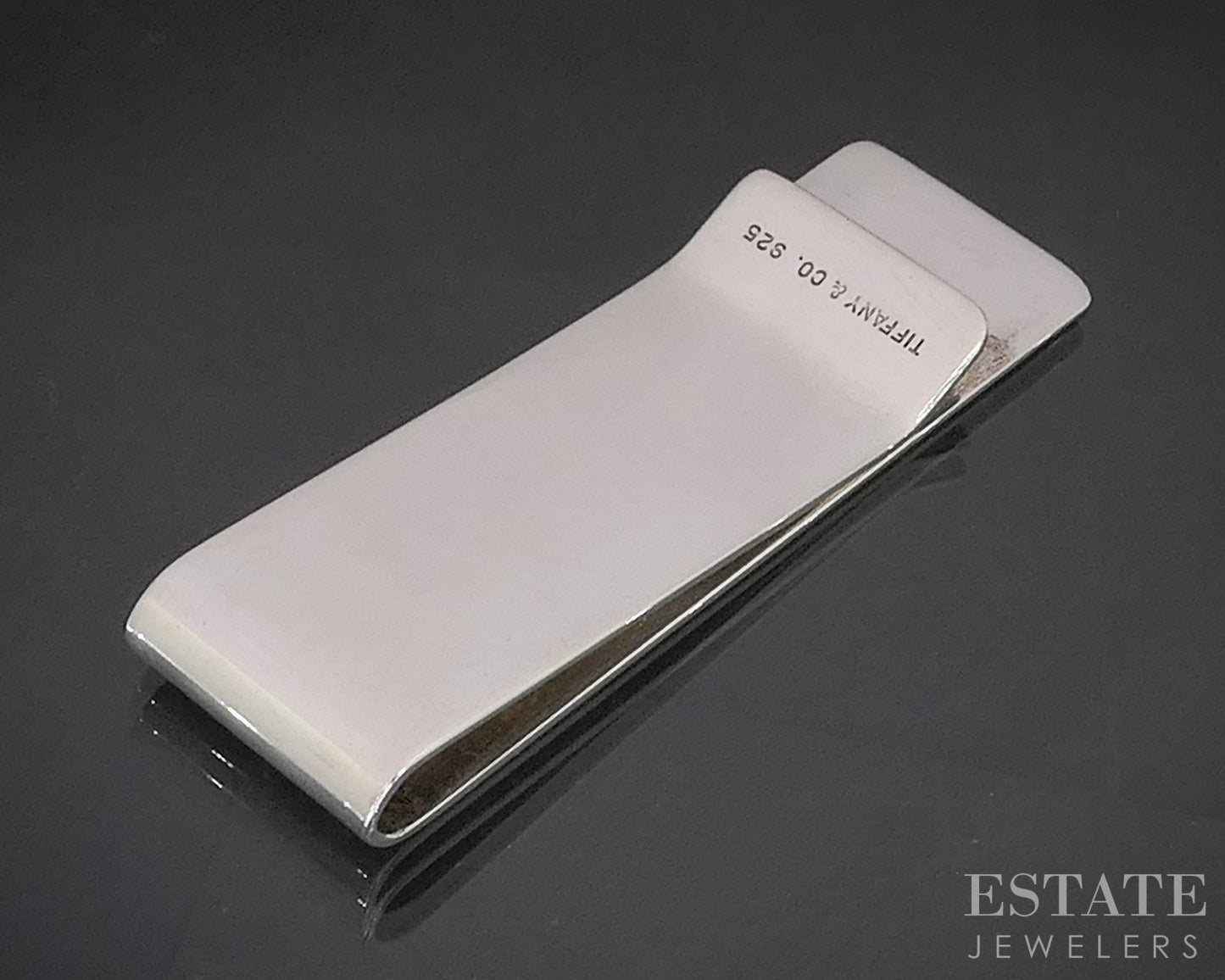 Sterling Silver Tiffany & Co. Classic Mens Money Clip 19.5g i20379