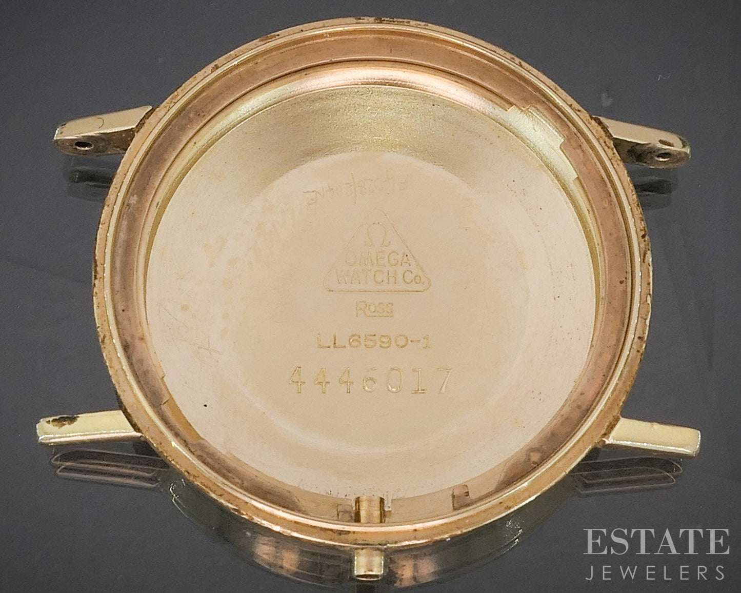 Vintage 1965 14k Yellow Gold Omega Seamaster DeVille Tropical Dial Watch i20387