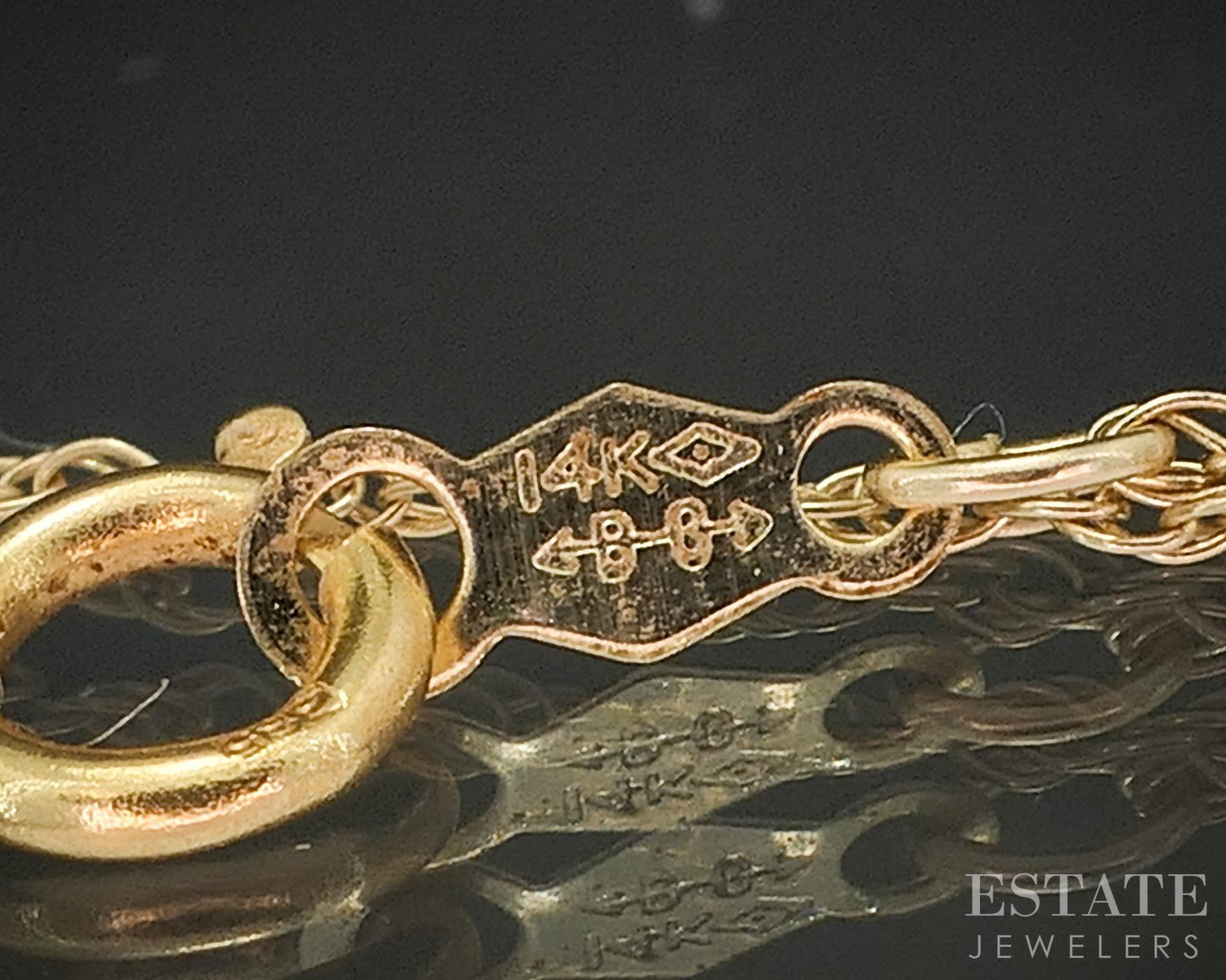 Antique Victorian 14k Yellow Gold Natural Diamond Filigree Necklace 1.5g i20484