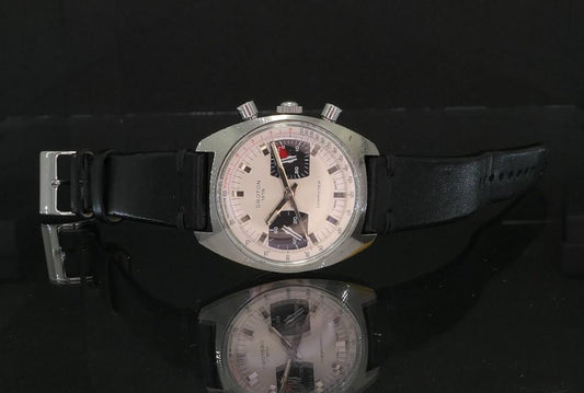 Vintage Croton Computer 951012 Chronograph Valjoux 7733 Mens Watch p15046