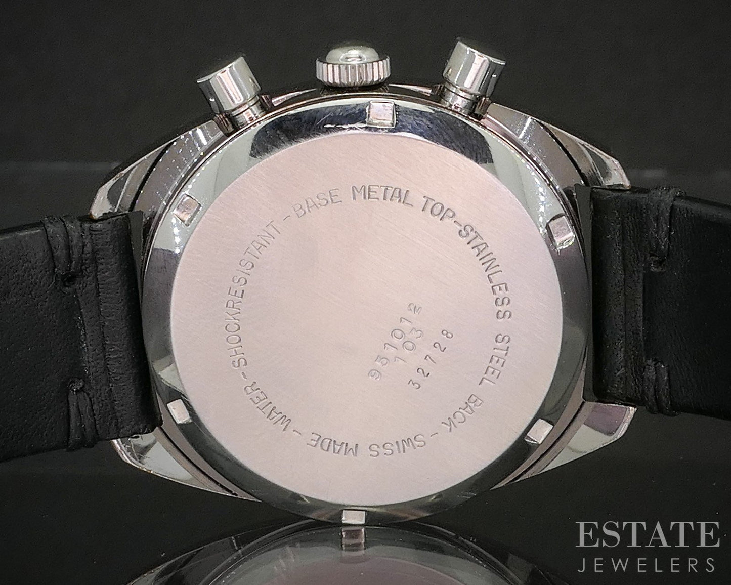 Vintage Croton Computer 951012 Chronograph Valjoux 7733 Mens Watch p15046