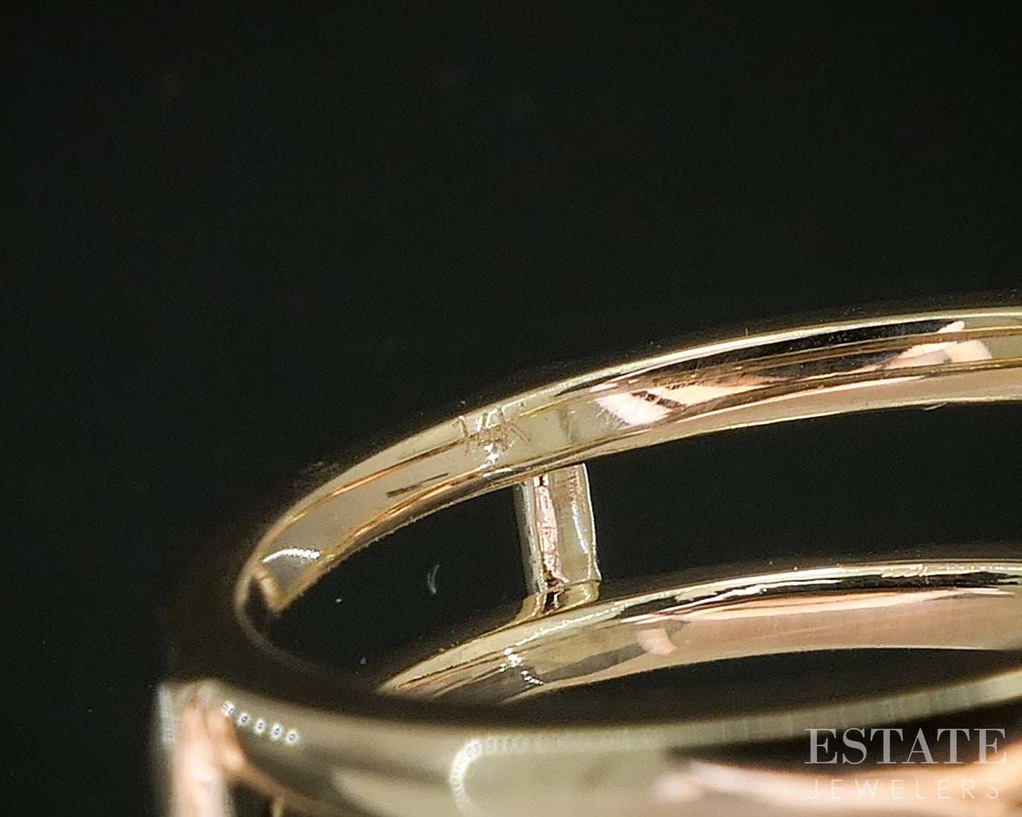 14k Yellow Gold Natural .31ctw Diamond Ladies Wedding Jacket 4.1g p16015