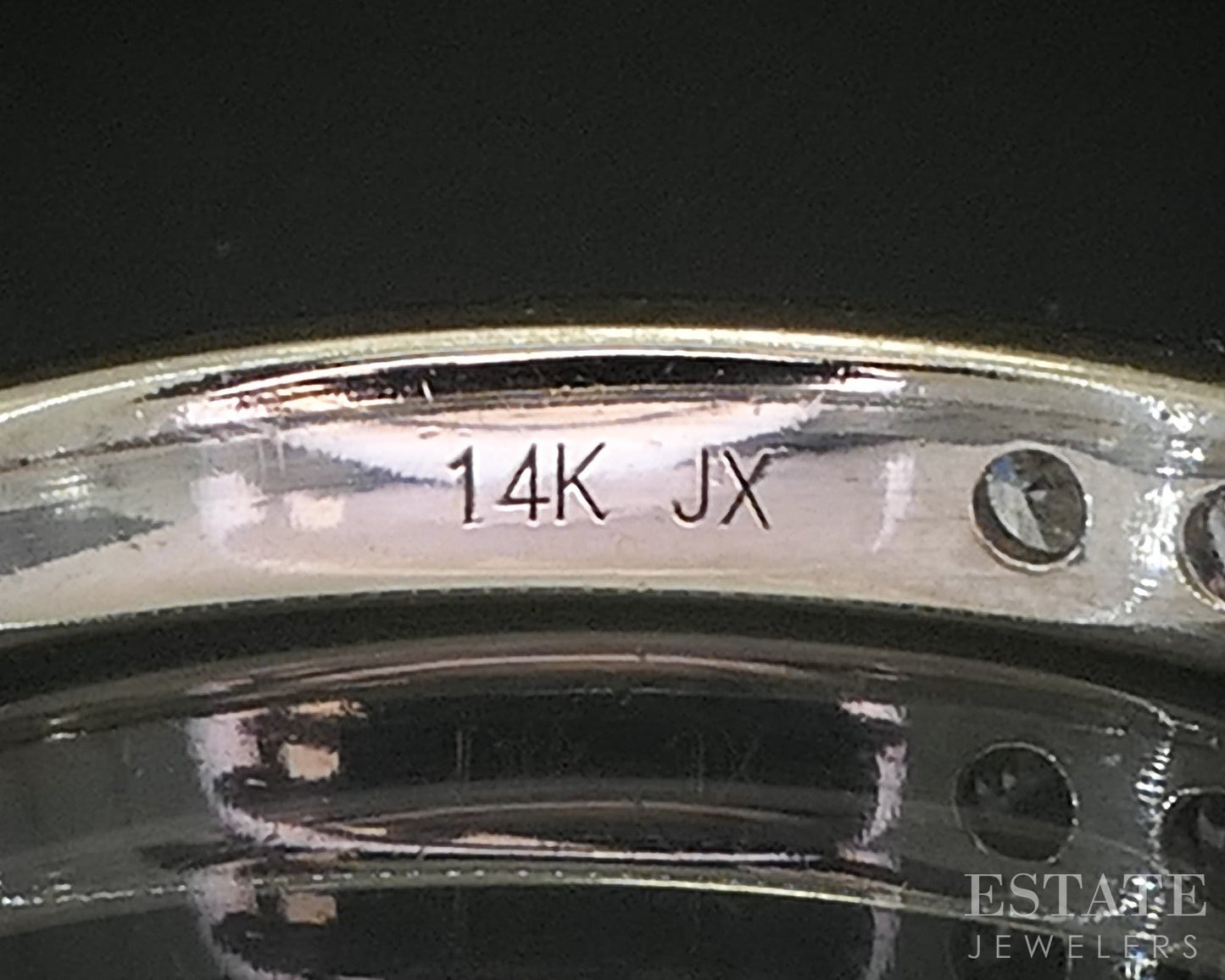 14k White Gold Round Natural .40ctw Diamond Ladies Wedding Band 2.1g p16166b