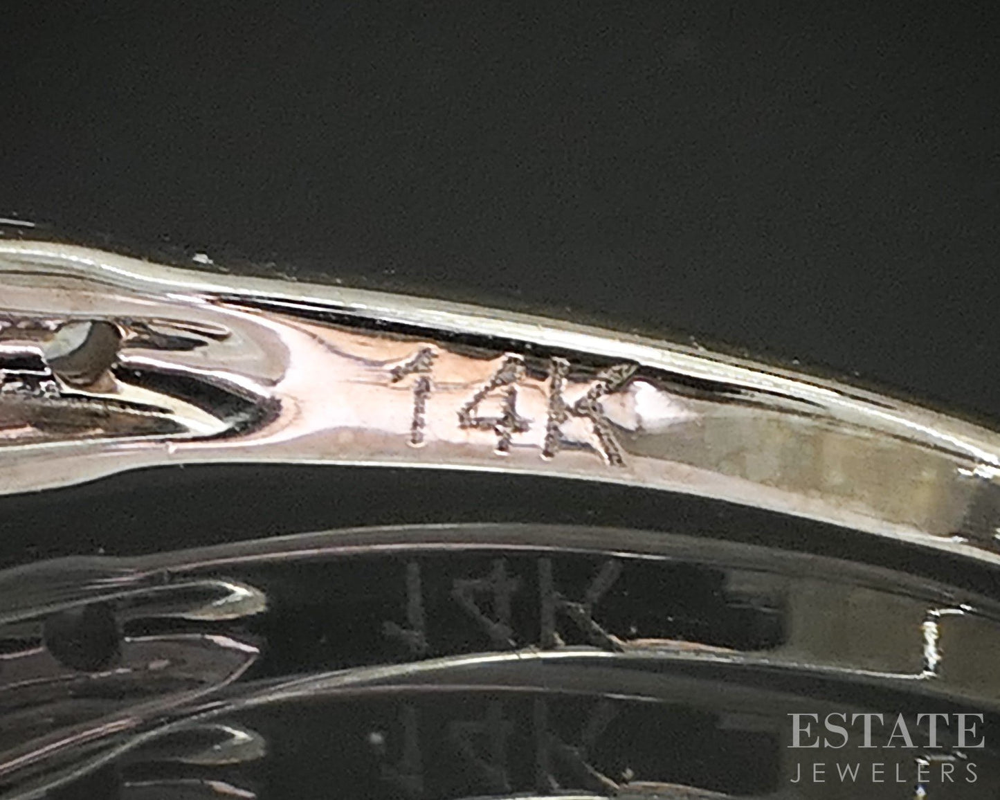 14k White Gold Princess Natural .65ctw Yellow Diamond Engagement Ring 3g p16269