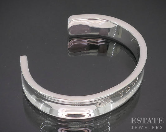 Sterling Silver Tiffany & Co. 1837 Ladies Cuff Bracelet 41.8g p14908
