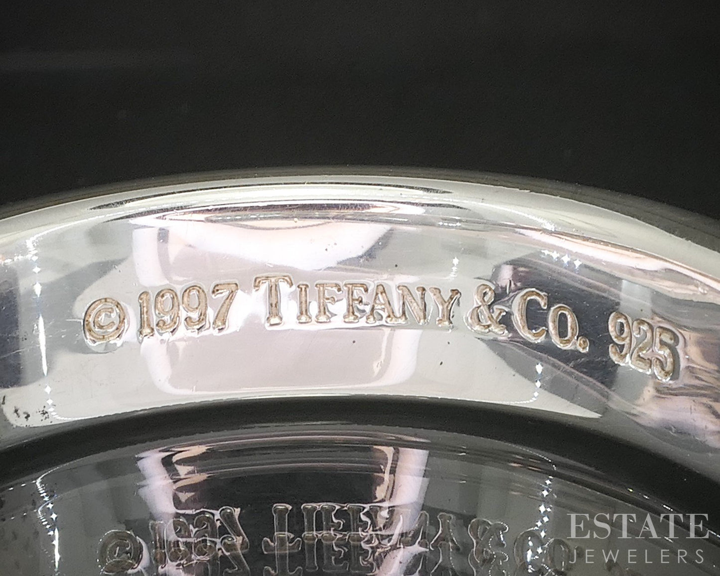 Sterling Silver Tiffany & Co. 1837 Ladies Cuff Bracelet 41.8g p14908