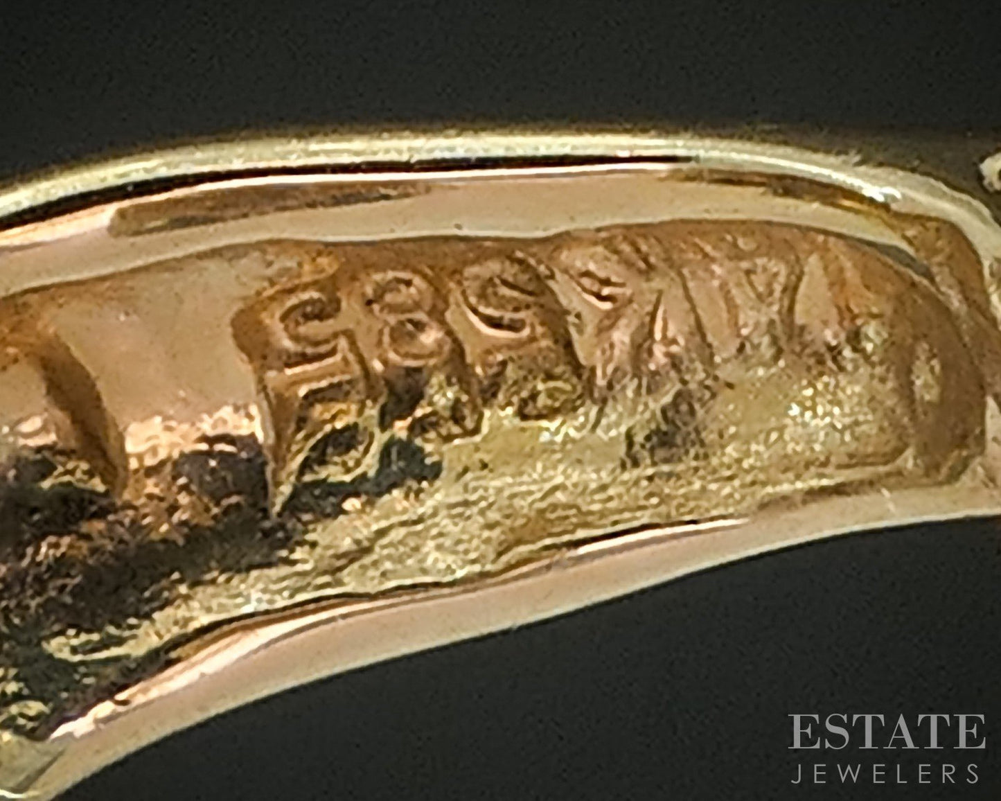 14k Yellow Gold Natural .72ctw Multi Colored Diamond Necklace 6.9g 18"L p17230b