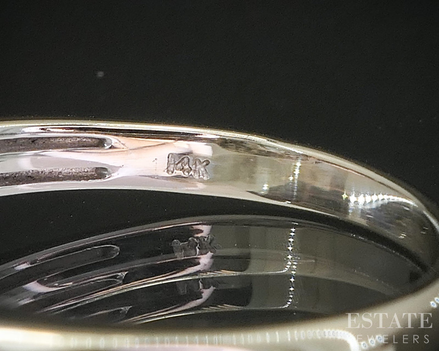 14k Vanilla Gold LeVian Natural Blue Topaz & Diamond Ladies Ring 4.4g p17557