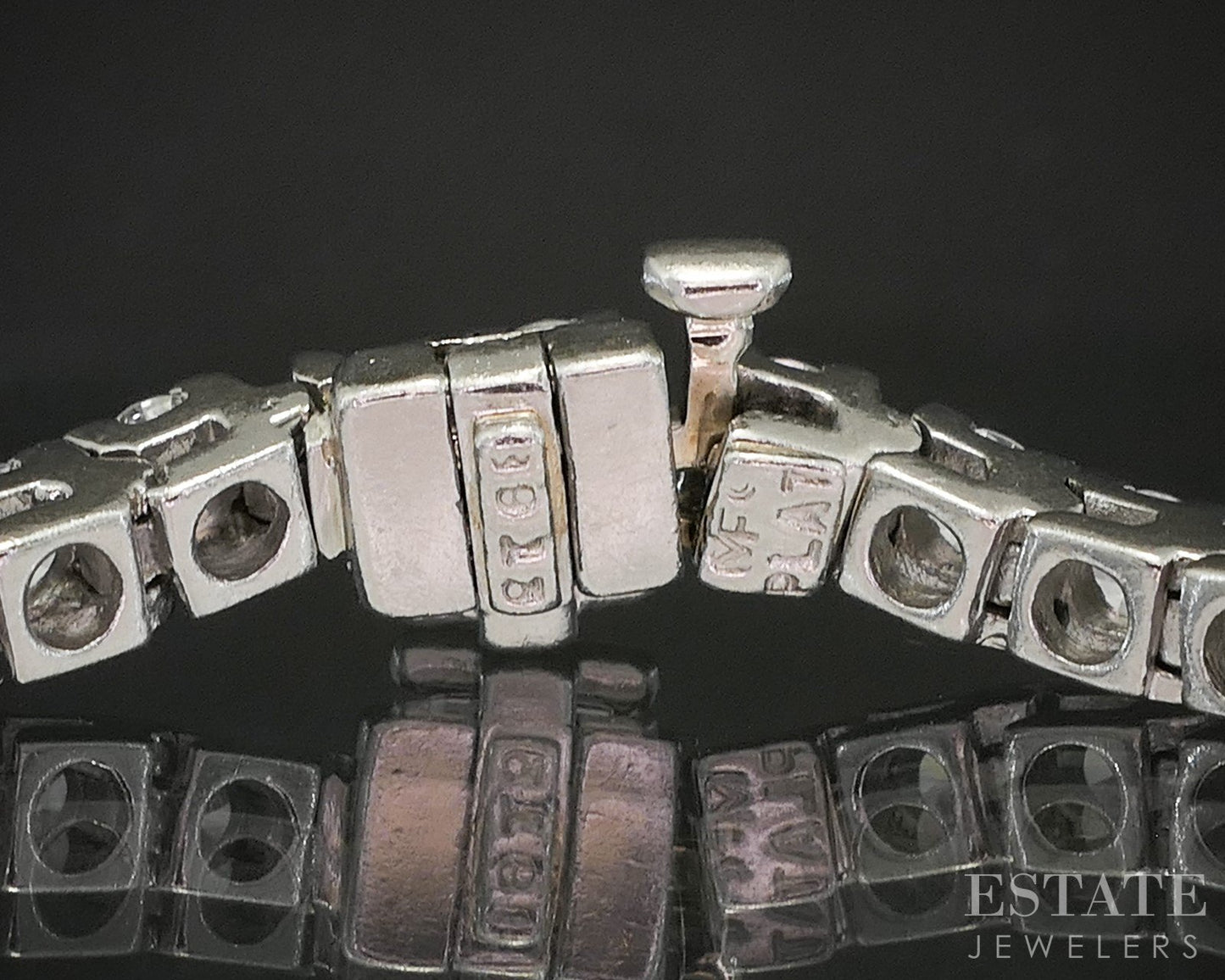 Platinum Round Natural 4.25ctw Diamond Tennis Bracelet 24.6g 7.25"L p17552