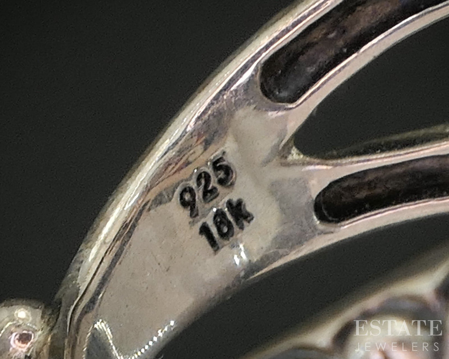 18k & Sterling Barbara Bixby Natural Carnelian Ladies Ring 10g p18591