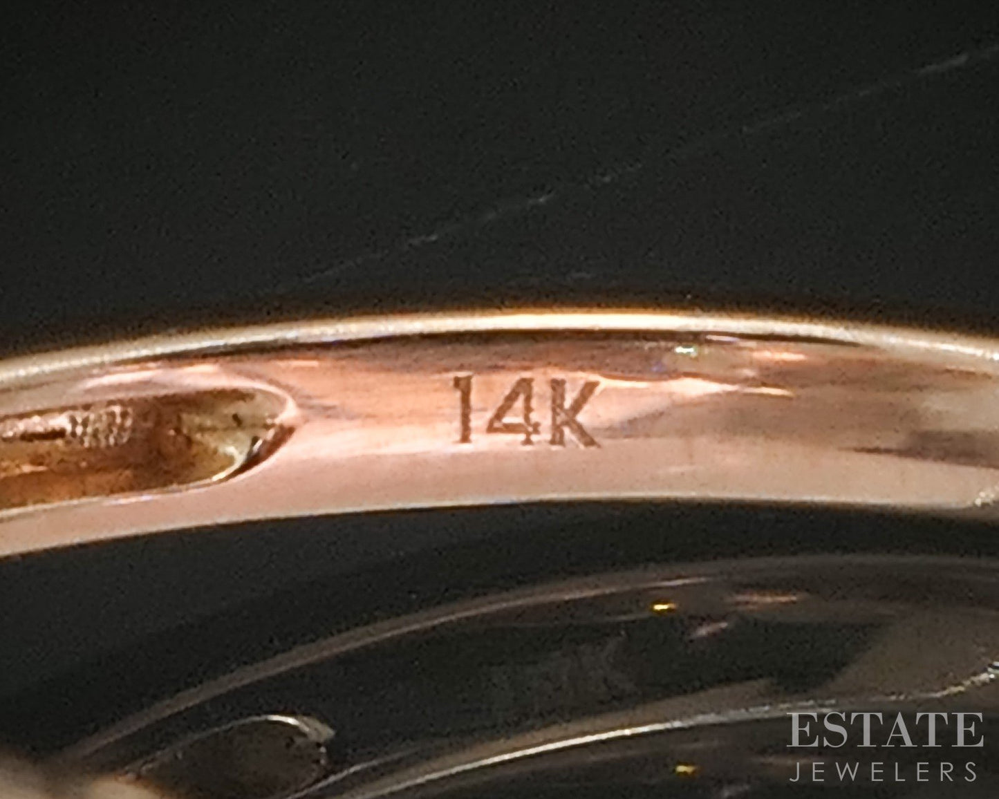 14k Rose Gold EFFY Oval Natural Morganite & Diamond Ladies Ring 3.5g p15755