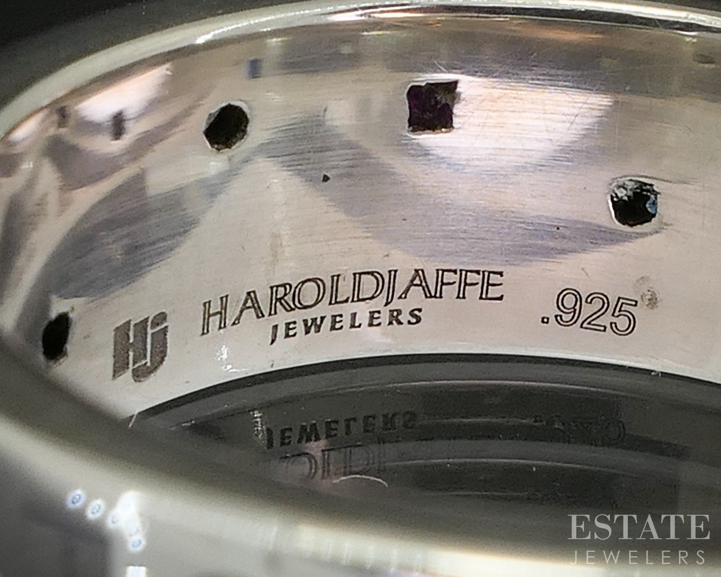 Sterling Silver Multi Gem & Diamond Ladies Band Ring 9.1g p19295b