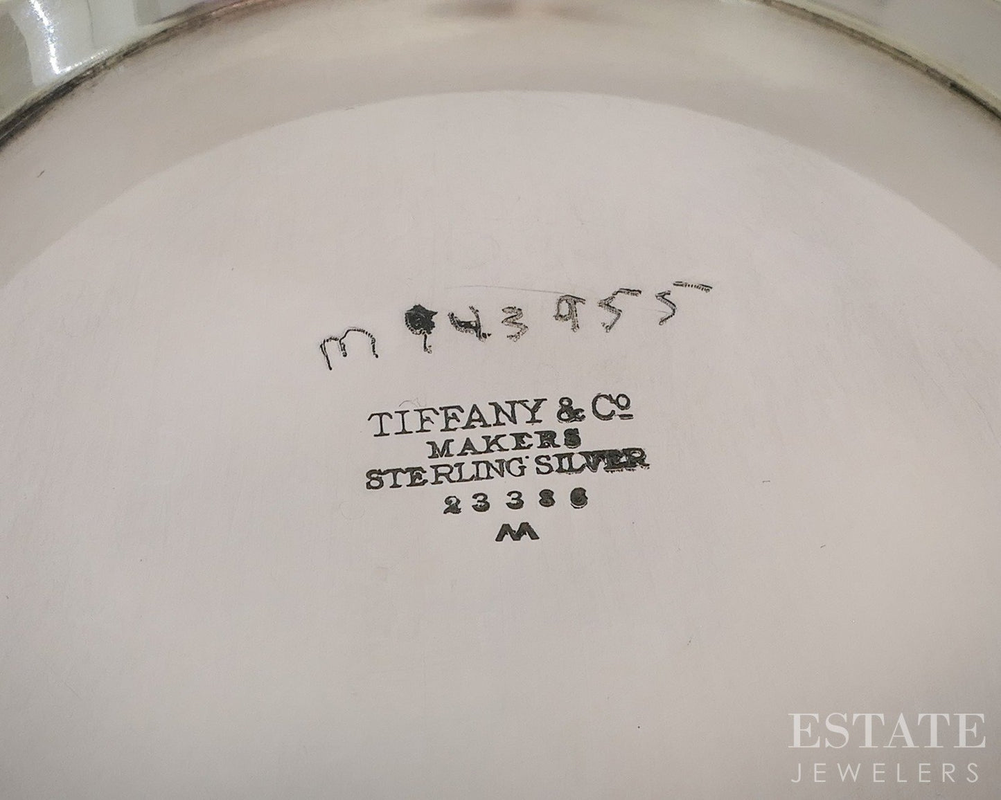 Sterling Tiffany & Co. Makers 23346M Scalloped Footed Bowl Dish 428g p19777