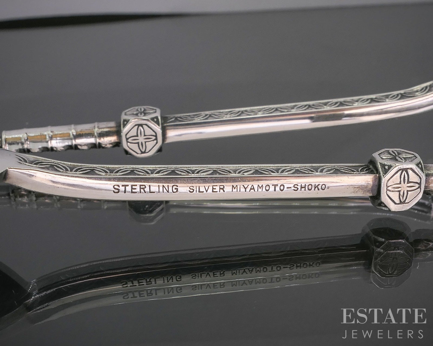 Sterling Silver Miyamoto Shoko Japanese Rice Spoons Box Set 54g p19795