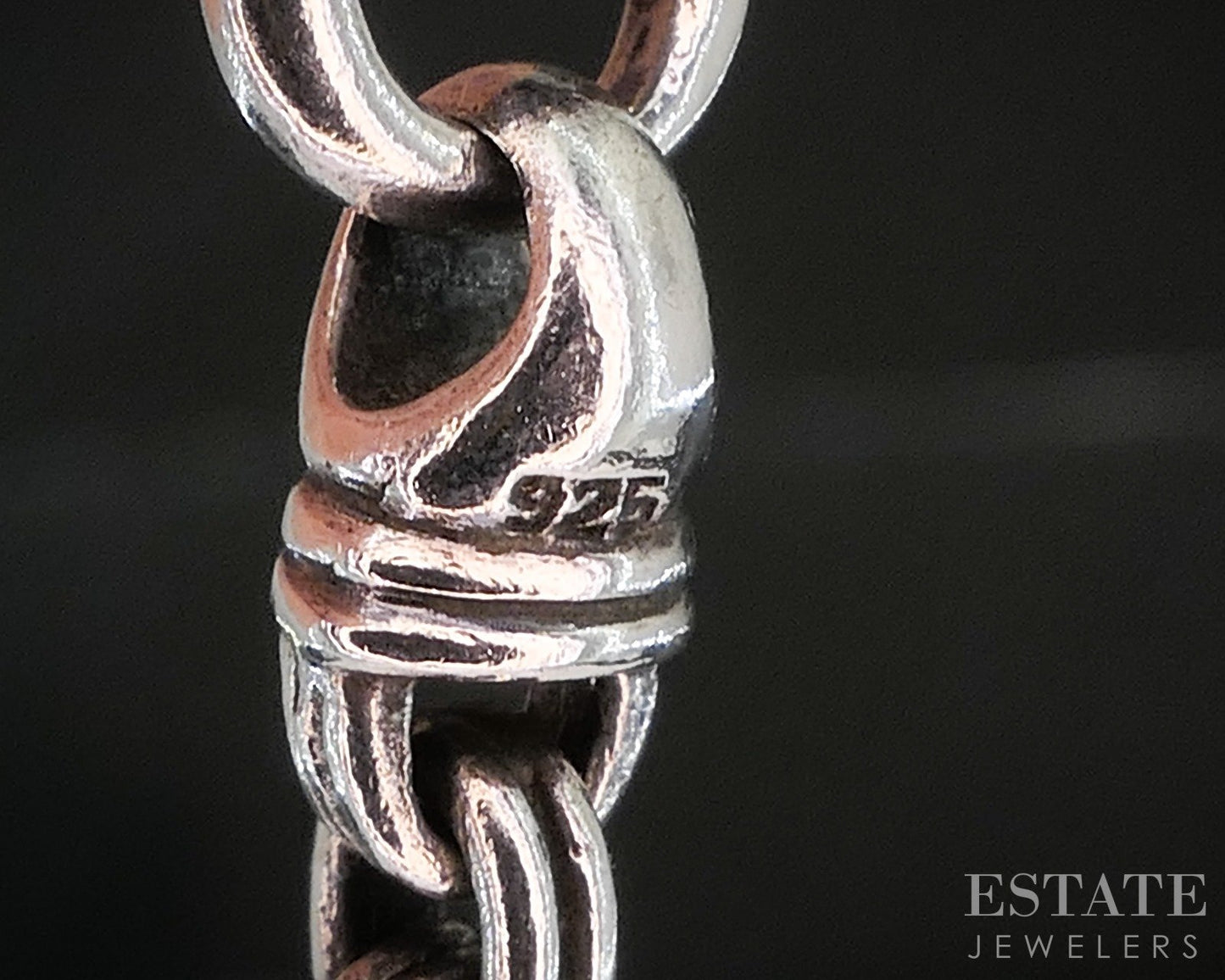 Sterling Scott Kay Double Cable Link Chain Mens Bracelet 15g 8.5"L p16485