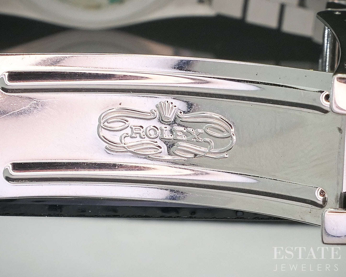 1997 Rolex Datejust 18k Stainless 16264 Turn-o-Graph Thunderbird Watch p20691