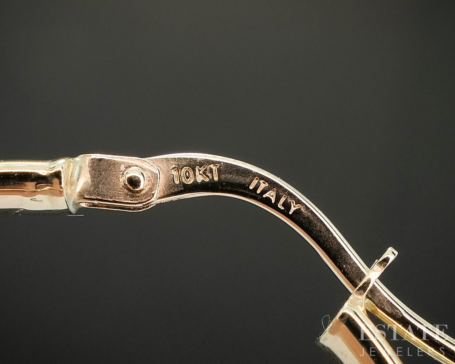 10k Yellow Gold 2.9mm Smooth Hoop Ladies Earrings 1.5g p20860