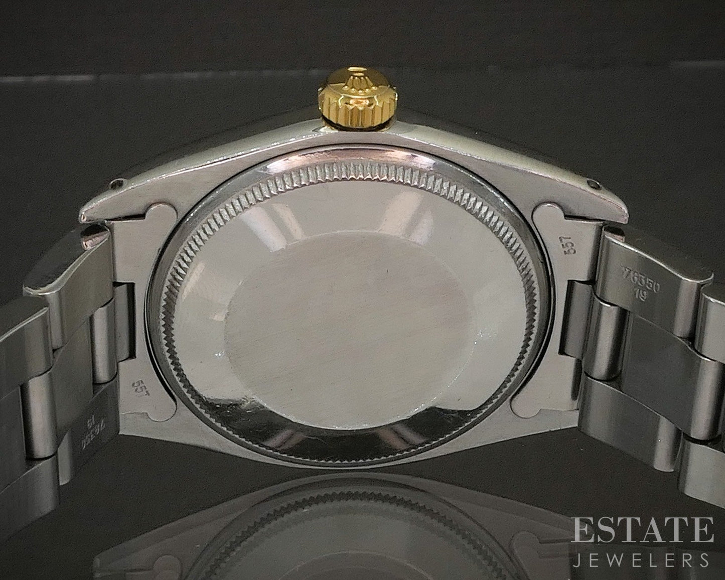 1971 Rolex Oyster Perpetual Date 1512 Zephyr Dial 14k Stainless Watch p21655