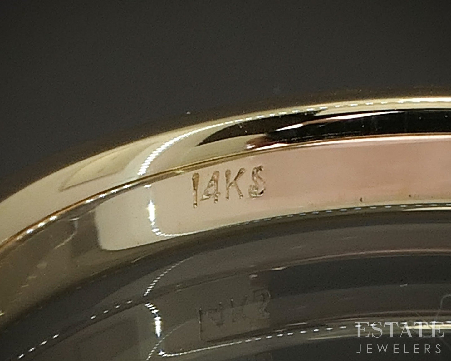 14k Yellow Gold 3mm Smooth Knife Edge Mens Wedding Band 3.8g p22687