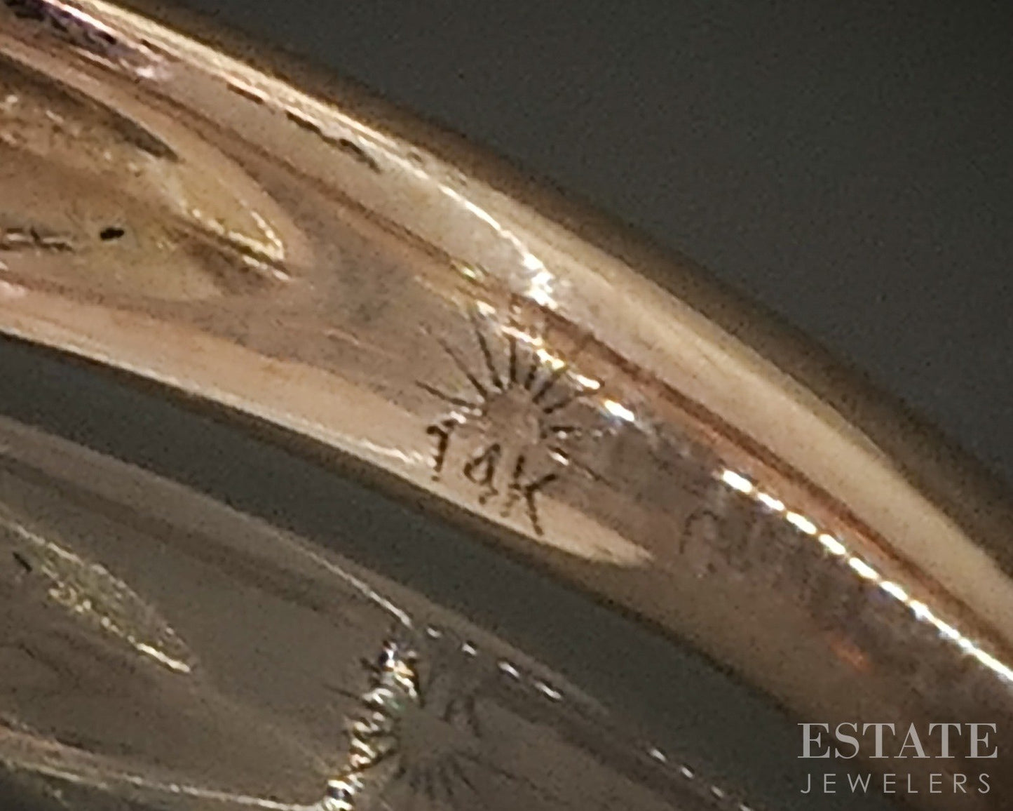 14k Rose Gold Natural Pink Sapphire & Diamond Ladies Band Ring 2.1g p20339